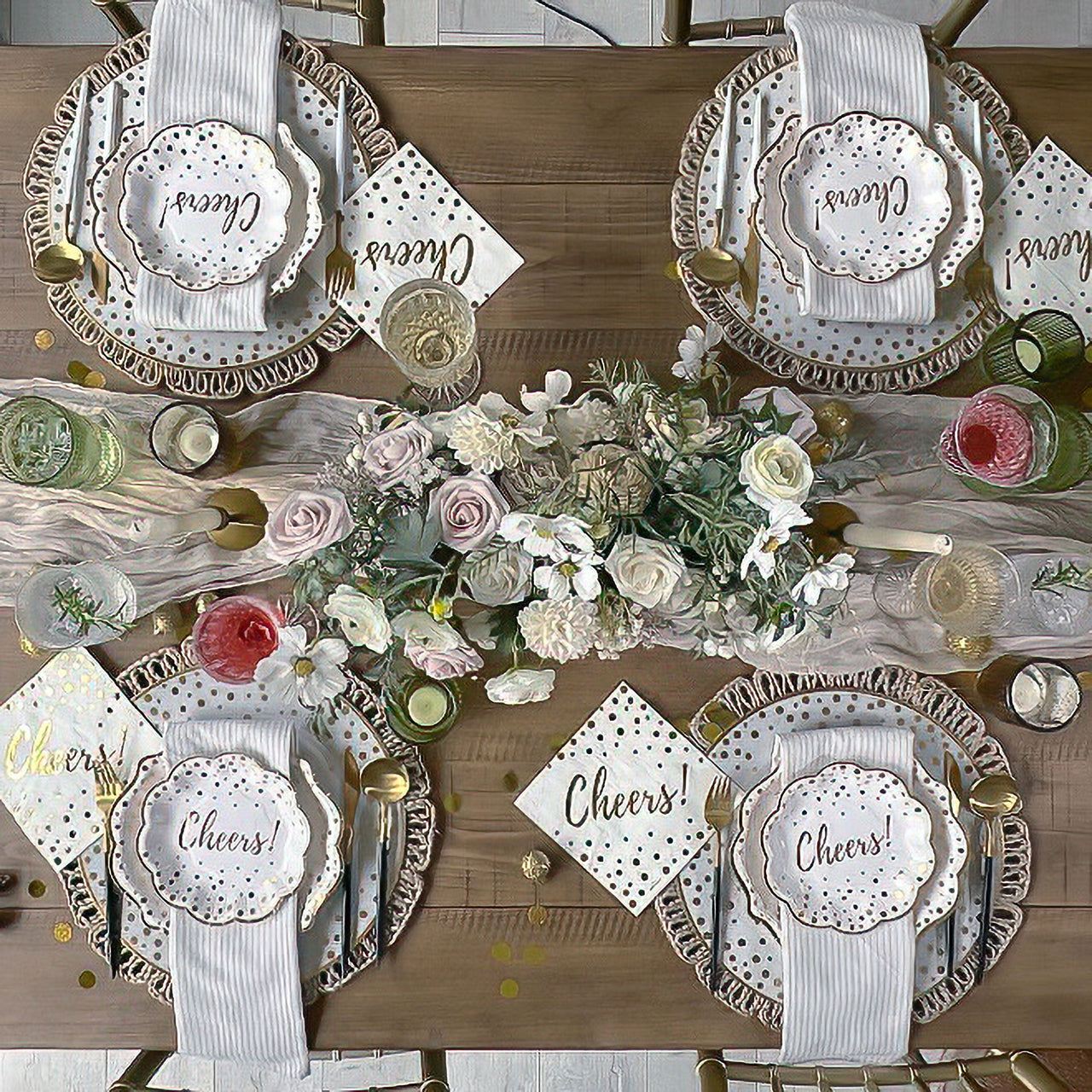 Cheers 72 Piece Party Tableware Set (24 Guests) | Kate Aspen | Alternate Image 7