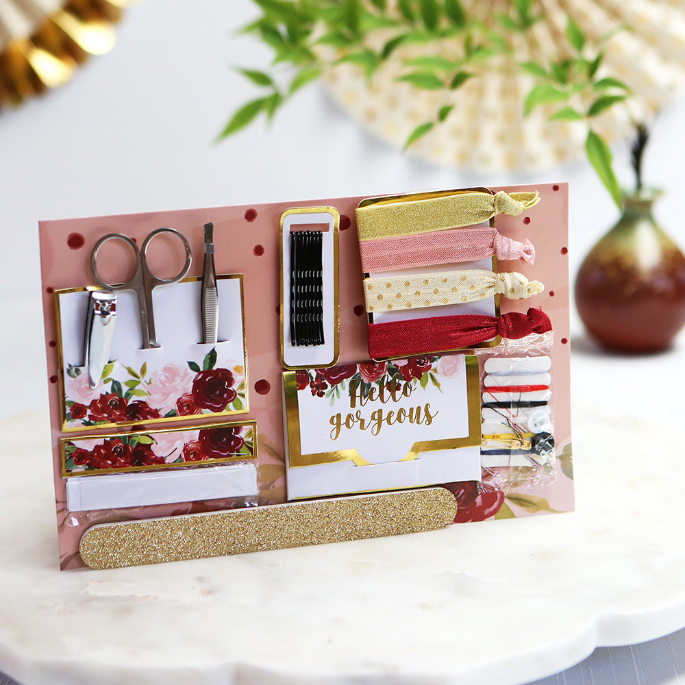 Burgundy Blush Floral Wedding Survival Kit Alternate Image 2, Kate Aspen | Survival Kit