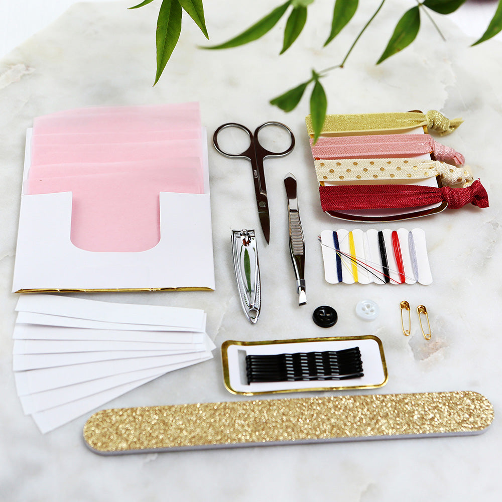 Burgundy Blush Floral Wedding Survival Kit Alternate Image 4, Kate Aspen | Survival Kit