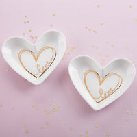 Thumbnail for Heart Shaped Trinket Dish - Small Alternate Image 4, Kate Aspen | Trinket Dish