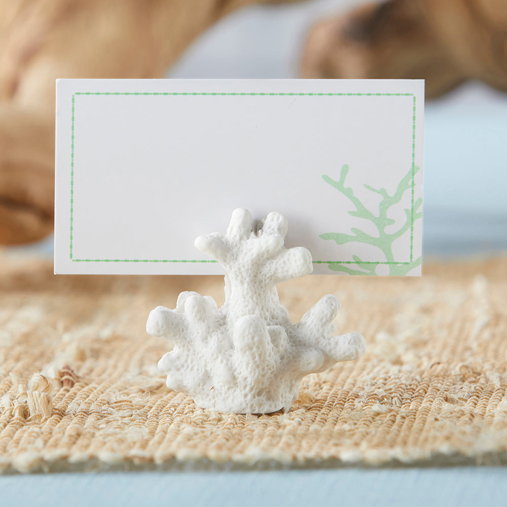 Seven Seas Coral Place Card/Photo Holder (Set of 6) Alternate Image 2, Kate Aspen | Place Card Holders & Frames