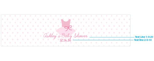 Personalized Water Bottle Labels - Tutu Cute Alternate Image 2, Kate Aspen | Water Bottle Labels