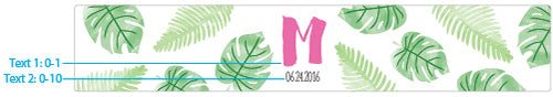 Personalized Water Bottle Labels - Pineapples & Palms Alternate Image 3, Kate Aspen | Water Bottle Labels